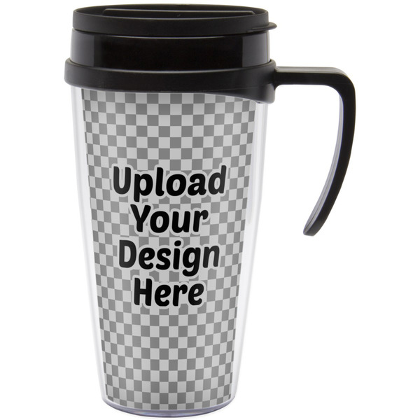 Custom Acrylic Travel Mug with Handle (Upload Your Own)