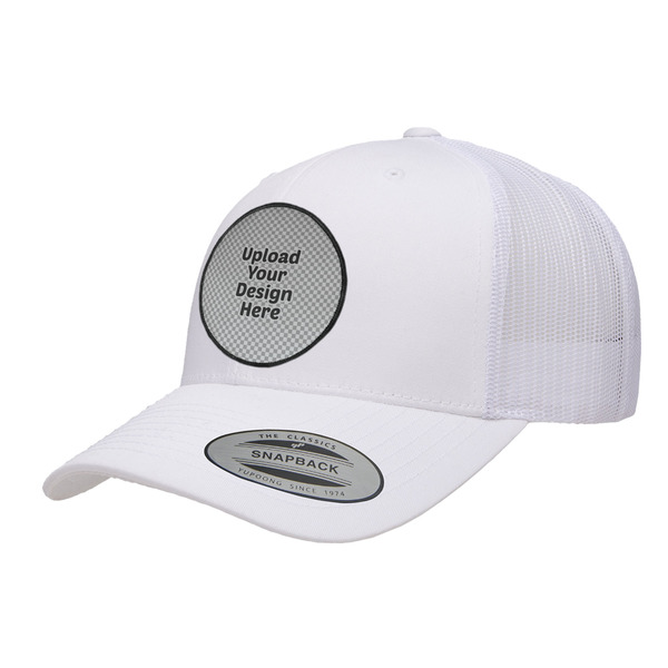 Custom Trucker Hat - White (Upload Your Own)