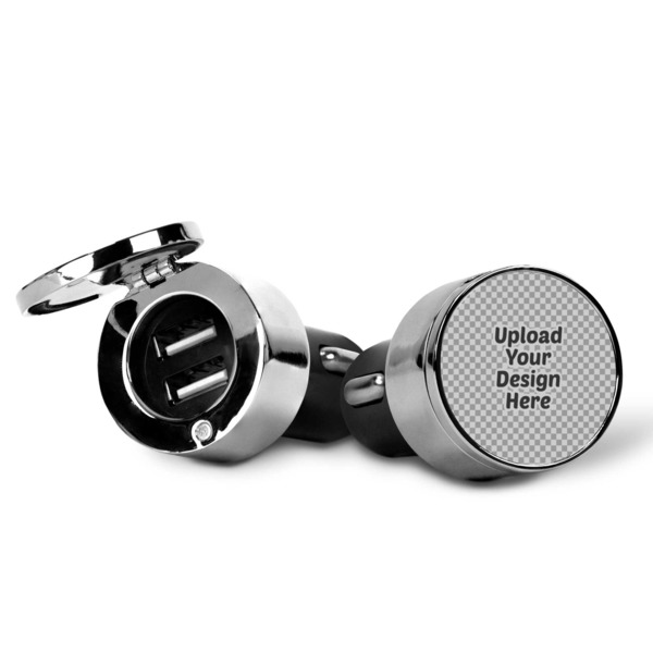 Upload Your Own USB Car Charger - Open & Closed