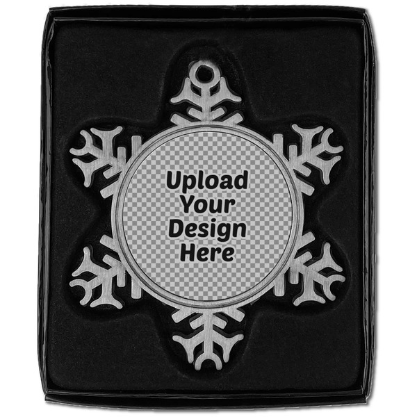 Upload Your Own Vintage Snowflake - In box