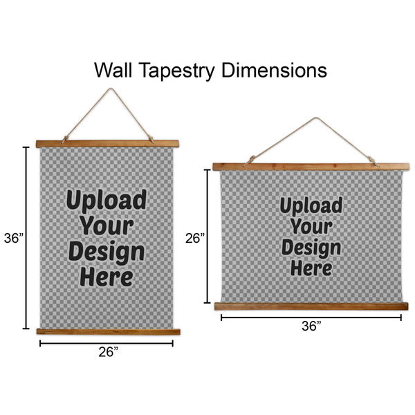 Upload Your Own Wall Hanging Tapestries - Parent/Sizing