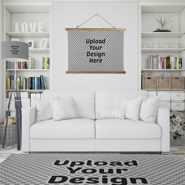 Upload Your Own Wall Hanging Tapestry - Landscape - In Context