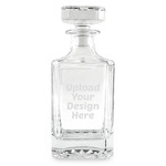Whiskey Decanter - 26 oz Square (Upload Your Own)