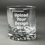 Whiskey Glass - Engraved (Upload Your Own)
