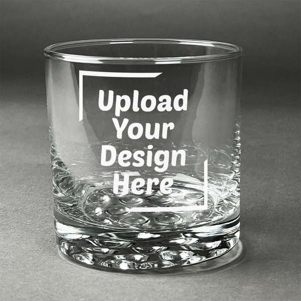 Custom Whiskey Glass - Engraved - Single (Upload Your Own)