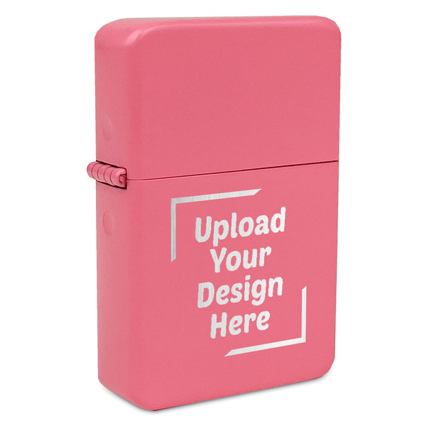 Upload Your Own Windproof Lighters - Pink - Front/Main