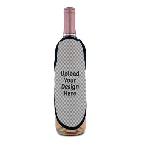 Upload Your Own Wine Bottle Apron - IN CONTEXT