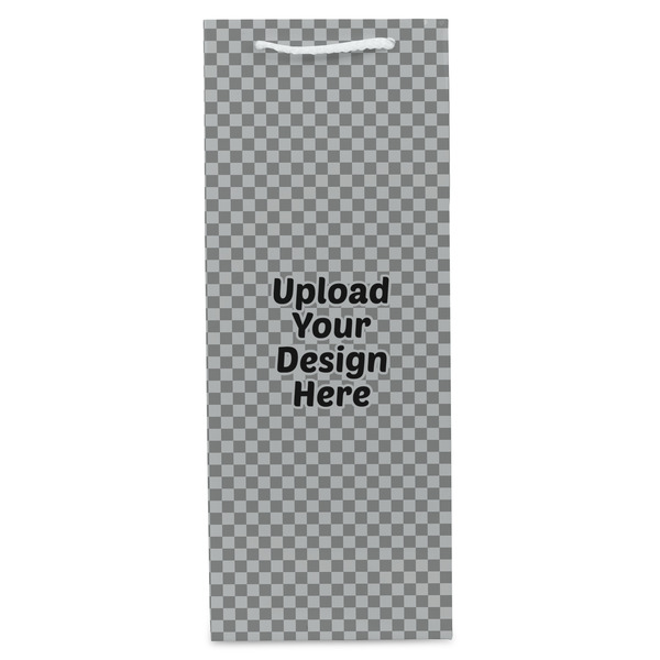 Upload Your Own Wine Gift Bag - Matte - Front