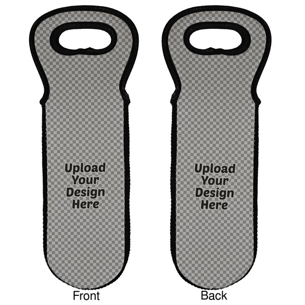 Upload Your Own Wine Tote Front & Back