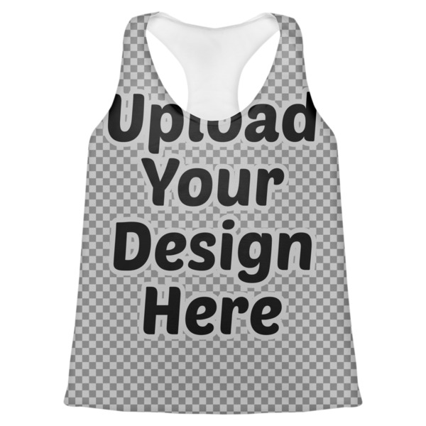 Custom Womens Racerback Tank Top - Large (Upload Your Own)