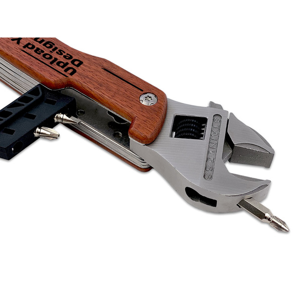 Upload Your Own Wrench Multi-tool - DETAIL (back wrench with screw)