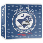 Palmetto State Airstream Club Logo 3-Ring Binder - 3 inch