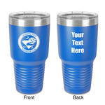 Palmetto State Airstream Club Logo 30 oz Stainless Steel Tumbler - Royal Blue - Double-Sided