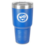 Palmetto State Airstream Club Logo 30 oz Stainless Steel Tumbler - Royal Blue - Single-Sided