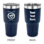 Palmetto State Airstream Club Logo 30 oz Stainless Steel Tumbler - Navy - Double-Sided