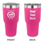 Palmetto State Airstream Club Logo 30 oz Stainless Steel Tumbler - Pink - Double-Sided