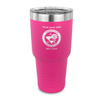 Palmetto State Airstream Club Logo 30 oz Stainless Steel Tumbler - Pink - Single-Sided