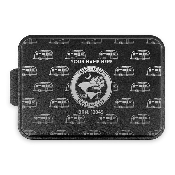Palmetto State Airstream Club Logo Aluminum Baking Pan - Black Lid - FRONT