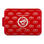 Palmetto State Airstream Club Logo Aluminum Baking Pan with Red Lid