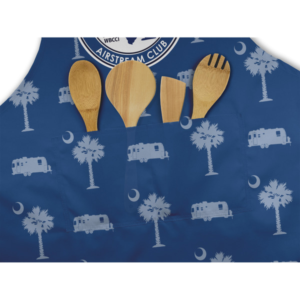 Palmetto State Airstream Club Logo Apron - Pocket Detail with Props