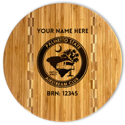 Palmetto State Airstream Club Logo Bamboo Cutting Board