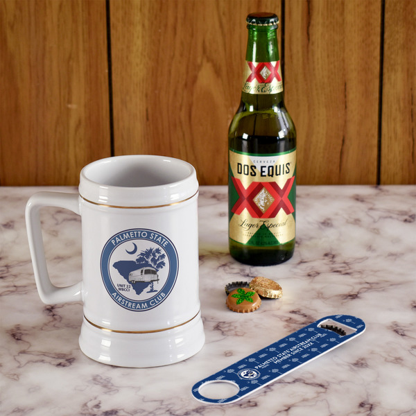 Palmetto State Airstream Club Logo Beer Stein - In Context