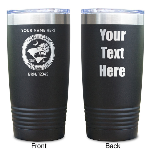 Palmetto State Airstream Club Logo Black Polar Camel Tumbler - 20oz - Double Sided  - Approval