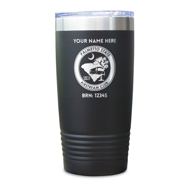 Palmetto State Airstream Club Logo Black Polar Camel Tumbler - 20oz - Single Sided - Approval
