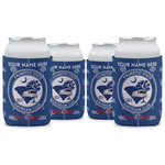 Palmetto State Airstream Club Logo Can Coolers - 12 oz - Set of 4