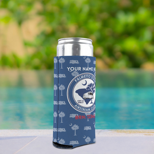 Palmetto State Airstream Club Logo Can Cooler - Tall 12oz - In Context