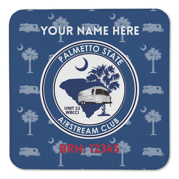 Palmetto State Airstream Club Logo Coaster Set - FRONT (one)