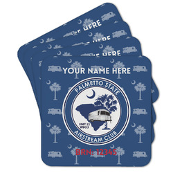Palmetto State Airstream Club Logo Cork Coasters - Set of 4