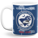 Palmetto State Airstream Club Logo 11 oz Coffee Mug - White