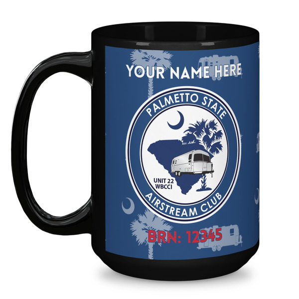 Palmetto State Airstream Club Logo Coffee Mug - 15 oz - Black