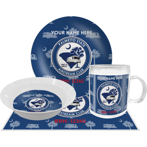 Palmetto State Airstream Club Logo Dinner Set - 4pc