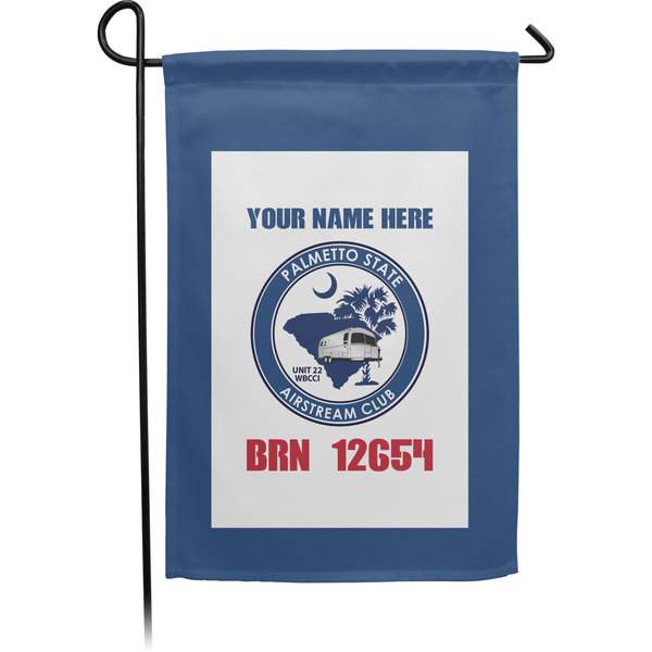 Custom Palmetto State Airstream Club Logo Garden Flag