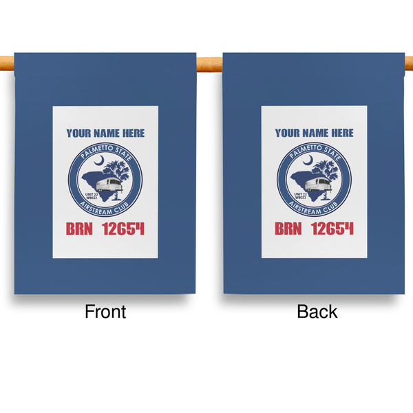 Palmetto State Airstream Club Logo Garden Flags - Large - Double Sided - APPROVAL