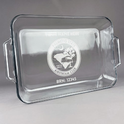 Palmetto State Airstream Club Logo Glass Baking and Cake Dish