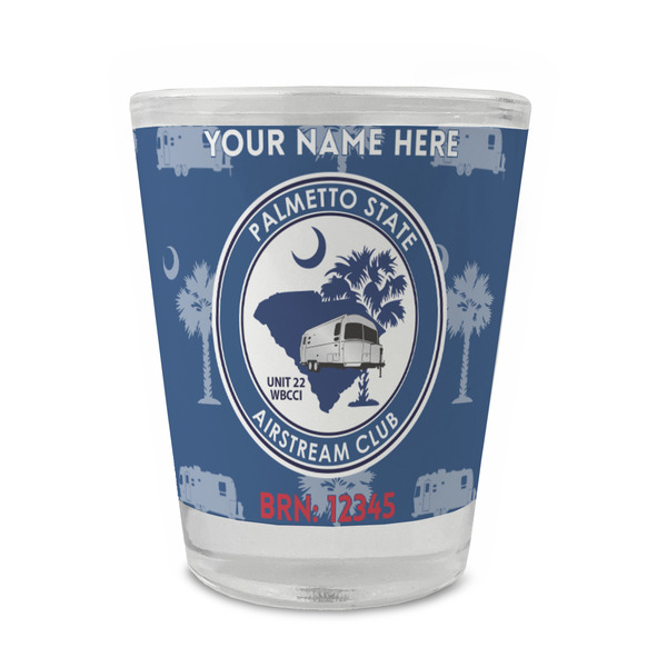 Palmetto State Airstream Club Logo Glass Shot Glass - Standard - Front