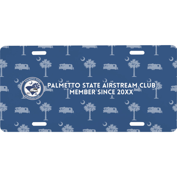 Custom Palmetto State Airstream Club Logo Front License Plate