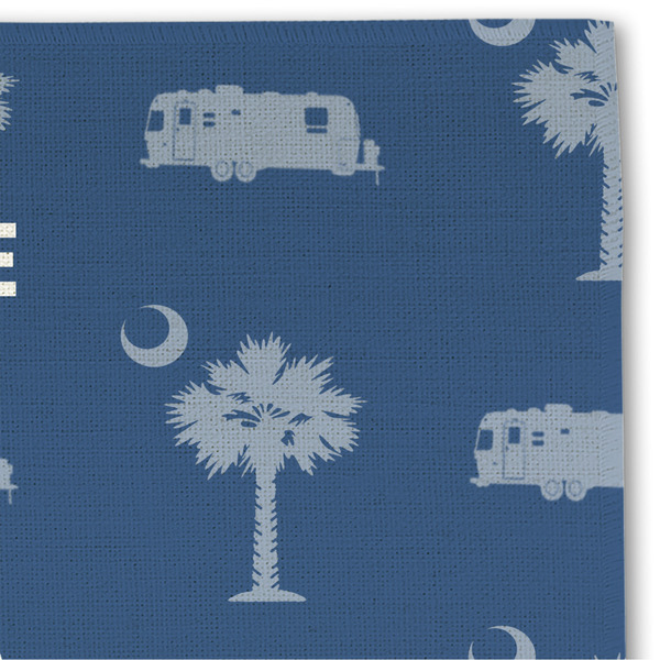 Palmetto State Airstream Club Logo Linen Placemat - Detail