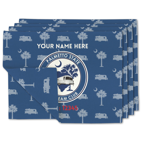 Custom Palmetto State Airstream Club Logo Linen Placemat