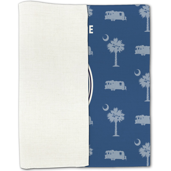 Palmetto State Airstream Club Logo Linen Placemat - Folded Half