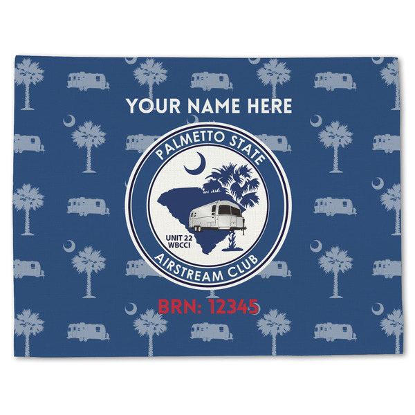 Palmetto State Airstream Club Logo Linen Placemat - Front
