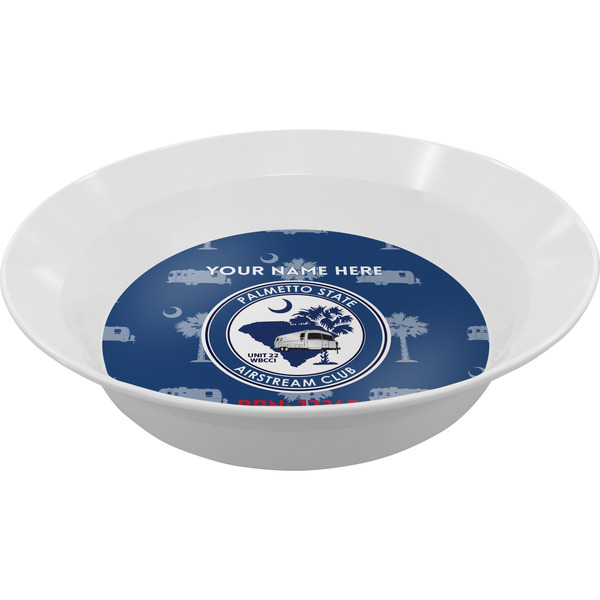 Custom Palmetto State Airstream Club Logo Melamine Bowl