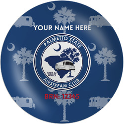 Palmetto State Airstream Club Logo Melamine Plate