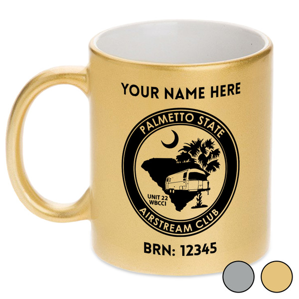 Palmetto State Airstream Club Logo Metallic Mugs - Swatches
