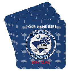 Palmetto State Airstream Club Logo Paper Coasters