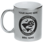 Palmetto State Airstream Club Logo Metallic Silver Mug