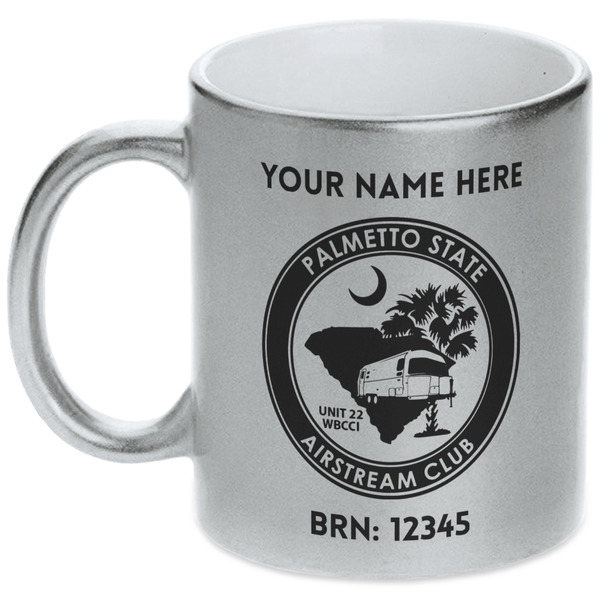 Palmetto State Airstream Club Logo Silver Mug - Main